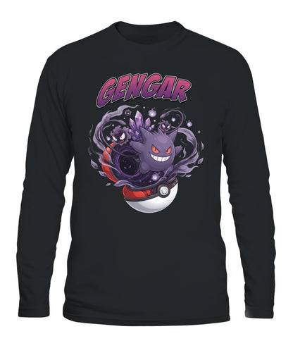 PKM Gengar Printed Graphic Sweatshirt T-Shirt