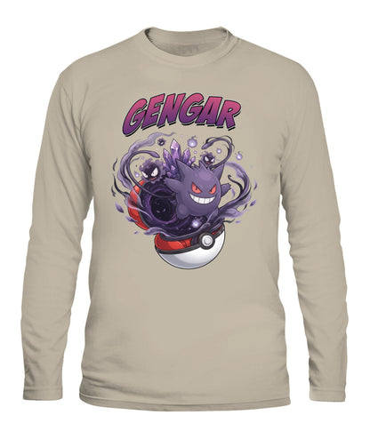 PKM Gengar Printed Graphic Sweatshirt T-Shirt