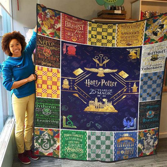 Harry Potter 25 Years of Magic Anniversary Quilt