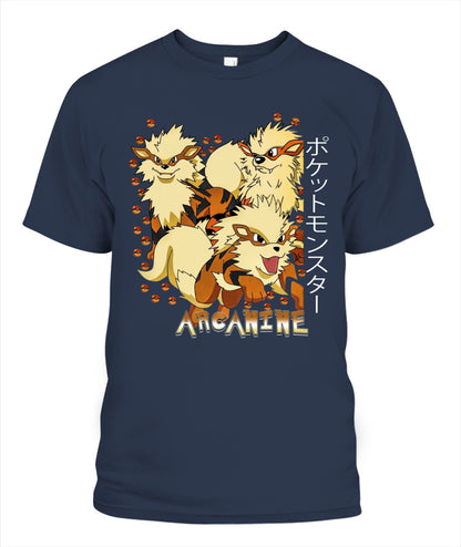 PKM Arcanine Printed Graphic Sweatshirt T-Shirt