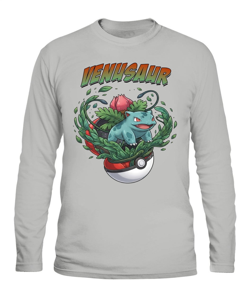 PKM Venusaur Printed Graphic Sweatshirt T-Shirt