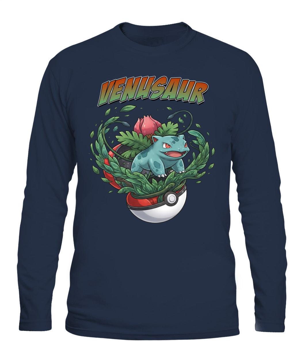 PKM Venusaur Printed Graphic Sweatshirt T-Shirt