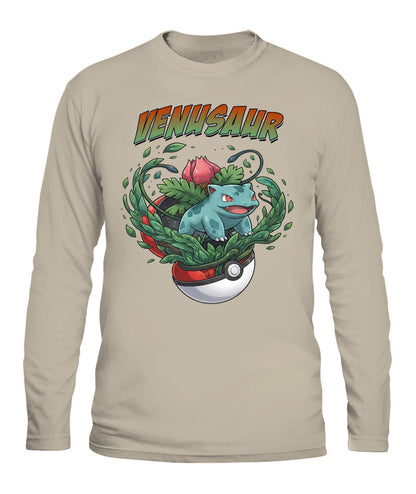 PKM Venusaur Printed Graphic Sweatshirt T-Shirt