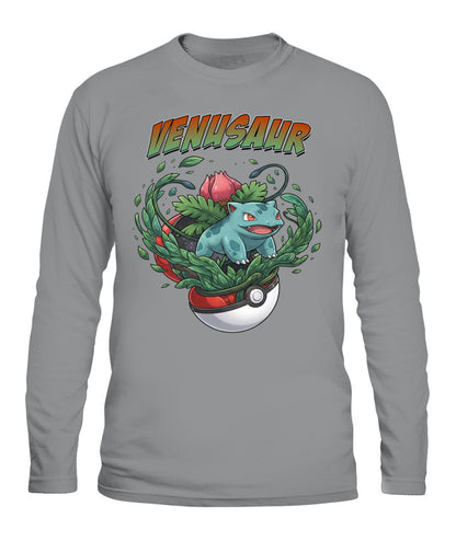 PKM Venusaur Printed Graphic Sweatshirt T-Shirt