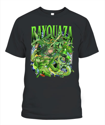 PKM Rayquaza Printed Graphic Sweatshirt T-Shirt