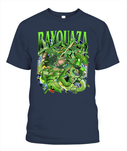 PKM Rayquaza Printed Graphic Sweatshirt T-Shirt