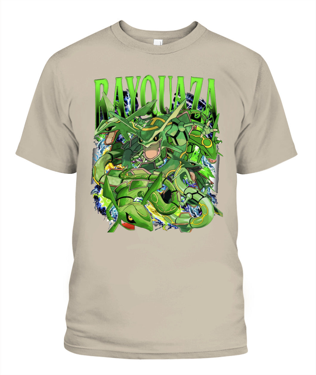 PKM Rayquaza Printed Graphic Sweatshirt T-Shirt