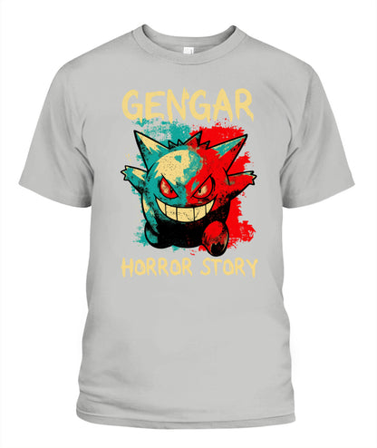 PKM Gengar Spooky Season Printed Graphic Sweatshirt T-Shirt