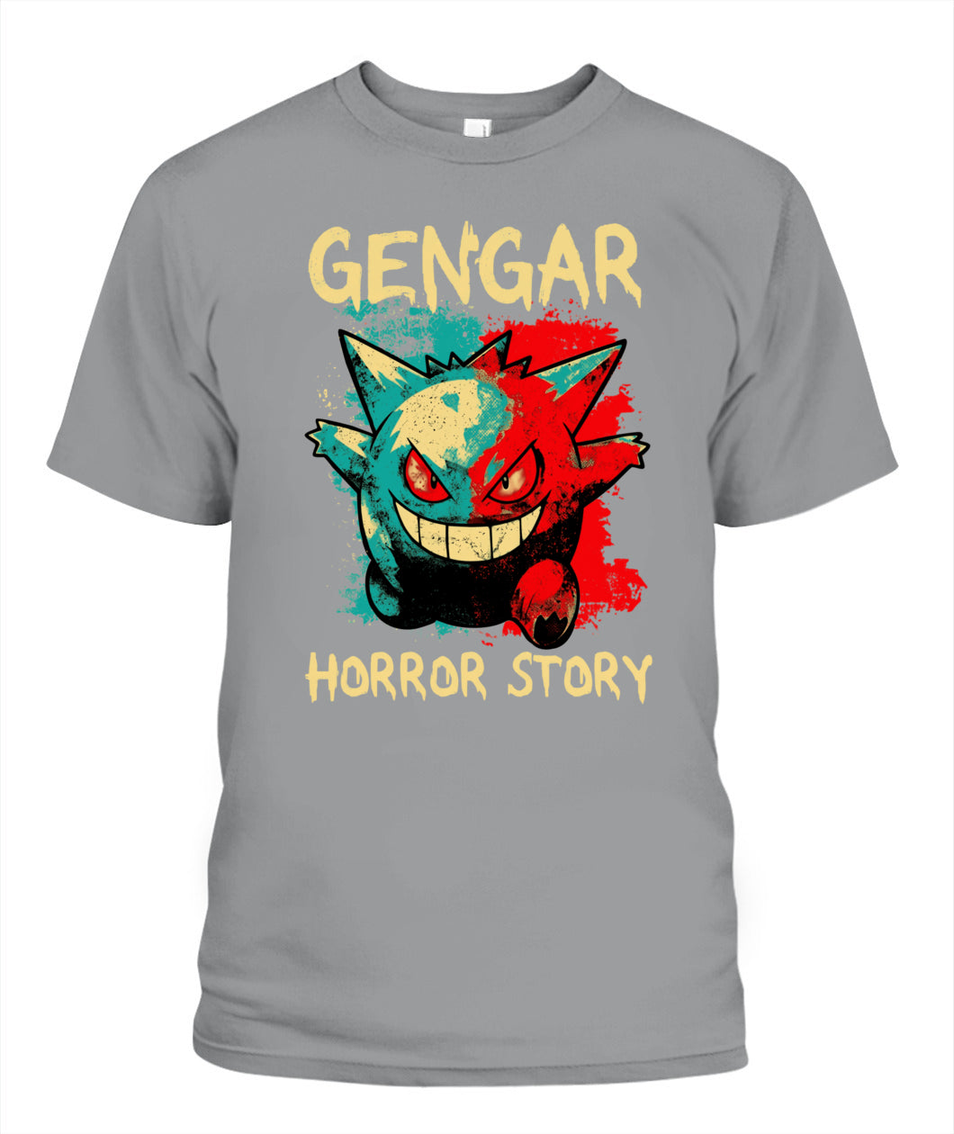 PKM Gengar Spooky Season Printed Graphic Sweatshirt T-Shirt