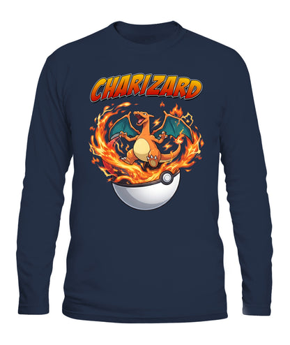 PKM Charizard Printed Graphic Sweatshirt T-Shirt