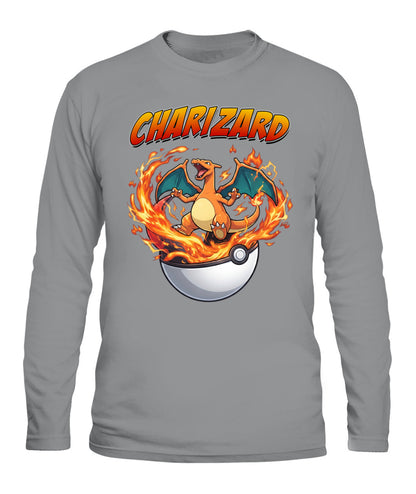 PKM Charizard Printed Graphic Sweatshirt T-Shirt