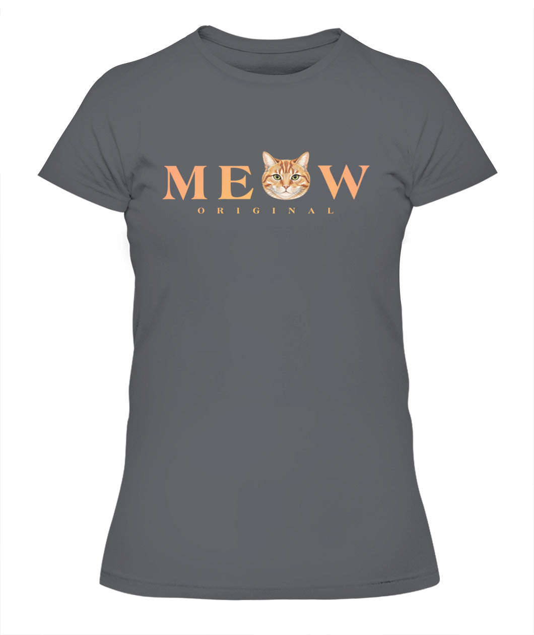 Personalized Meow Cat Photo Printed Graphic Sweatshirt T-Shirt