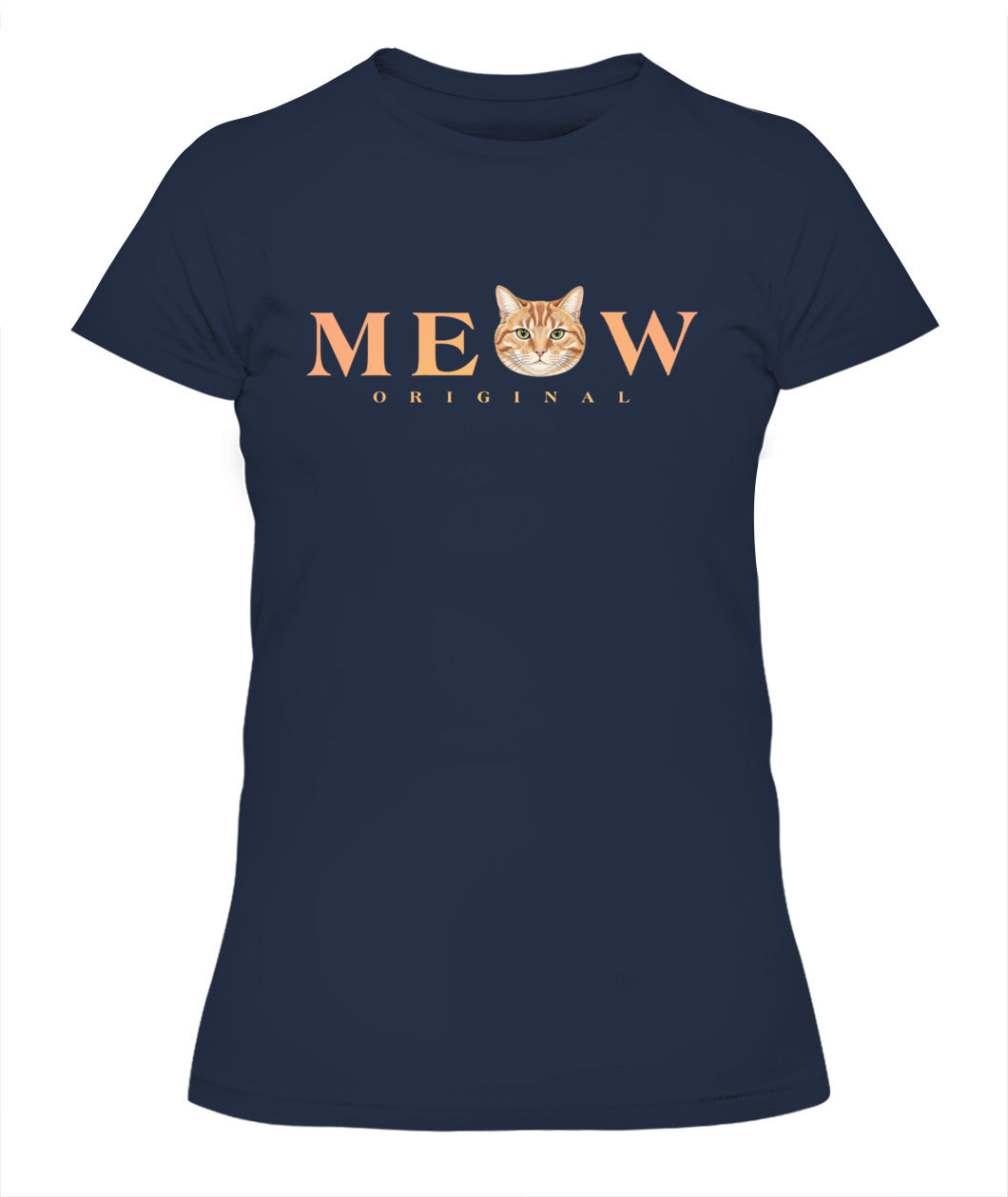 Personalized Meow Cat Photo Printed Graphic Sweatshirt T-Shirt