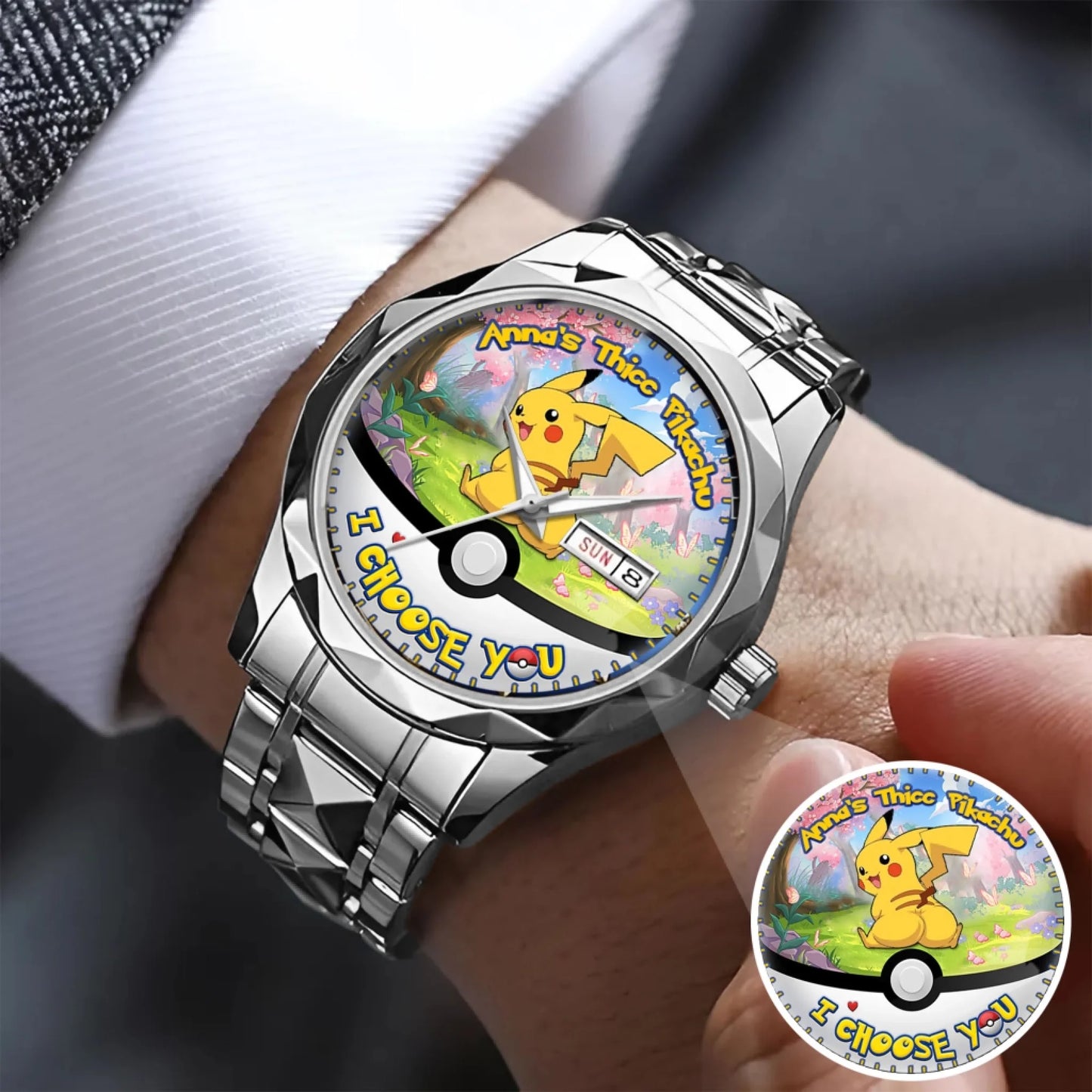 Mockup Alloy Luxury Quartz Watch silver2