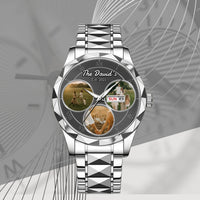 Diamond Cut Silver Band