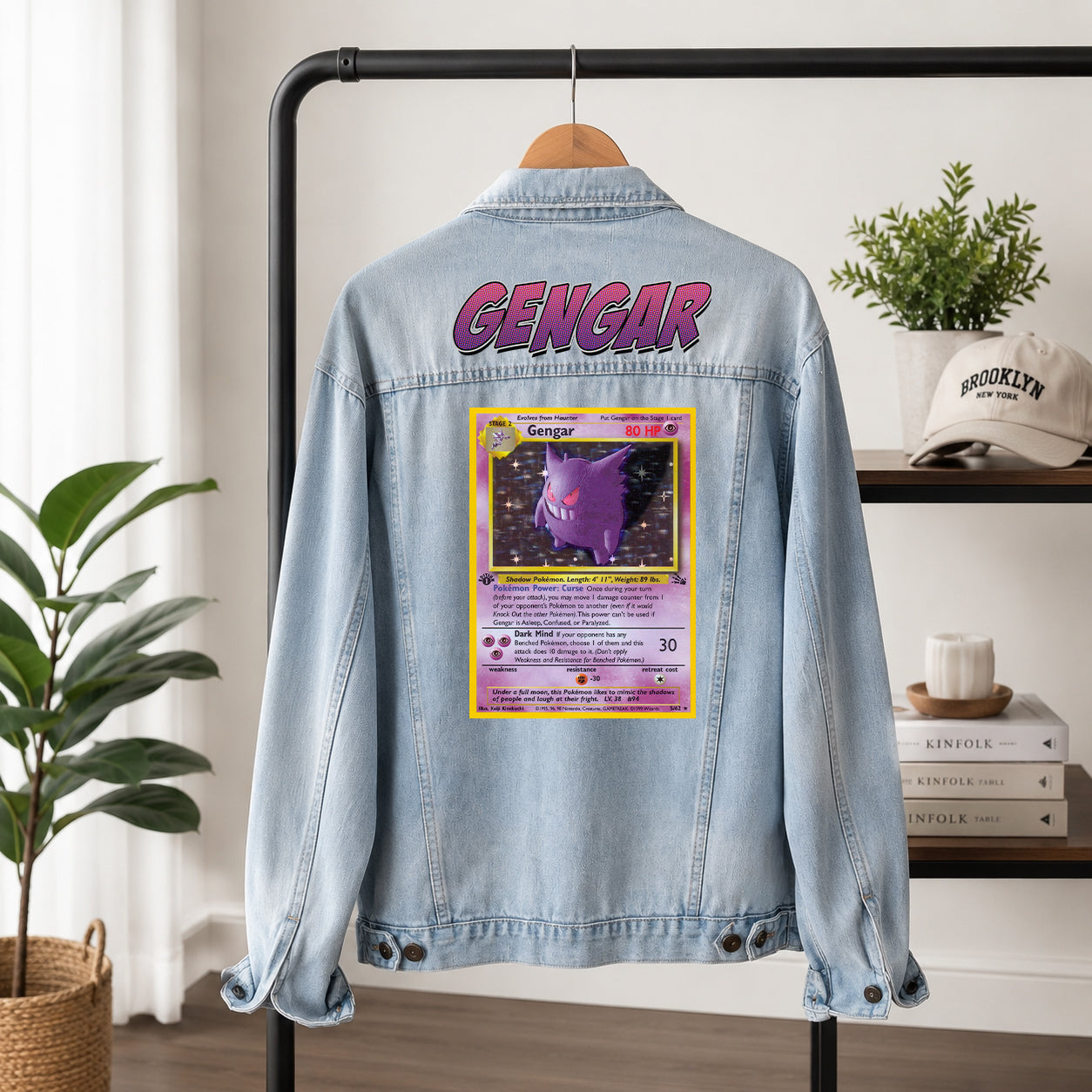 PKM Gengar Custom Lightweight Denim Jacket