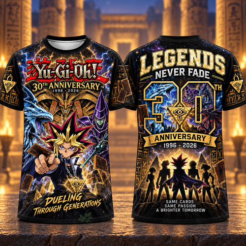 YGO 30th Anniversary AOP T-Shirt Sweatshirt Hoodie