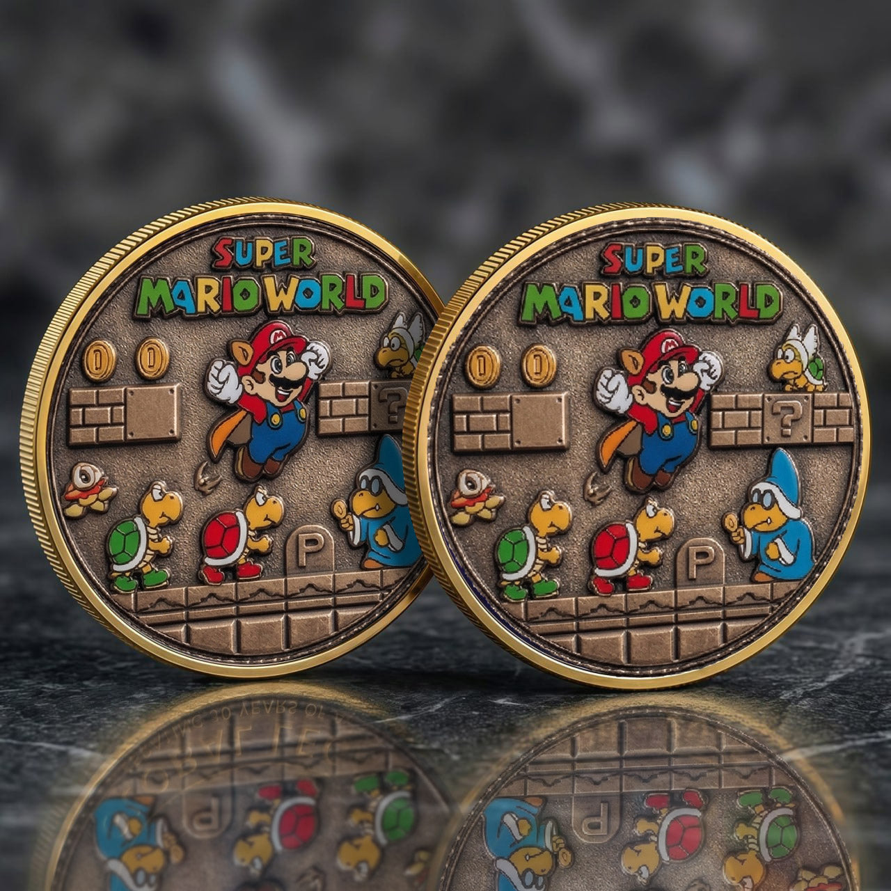 Super Mario World Printed Commemorative Coin