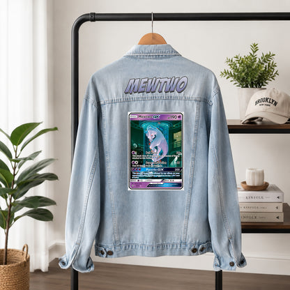 PKM Mewtwo Custom Lightweight Denim Jacket