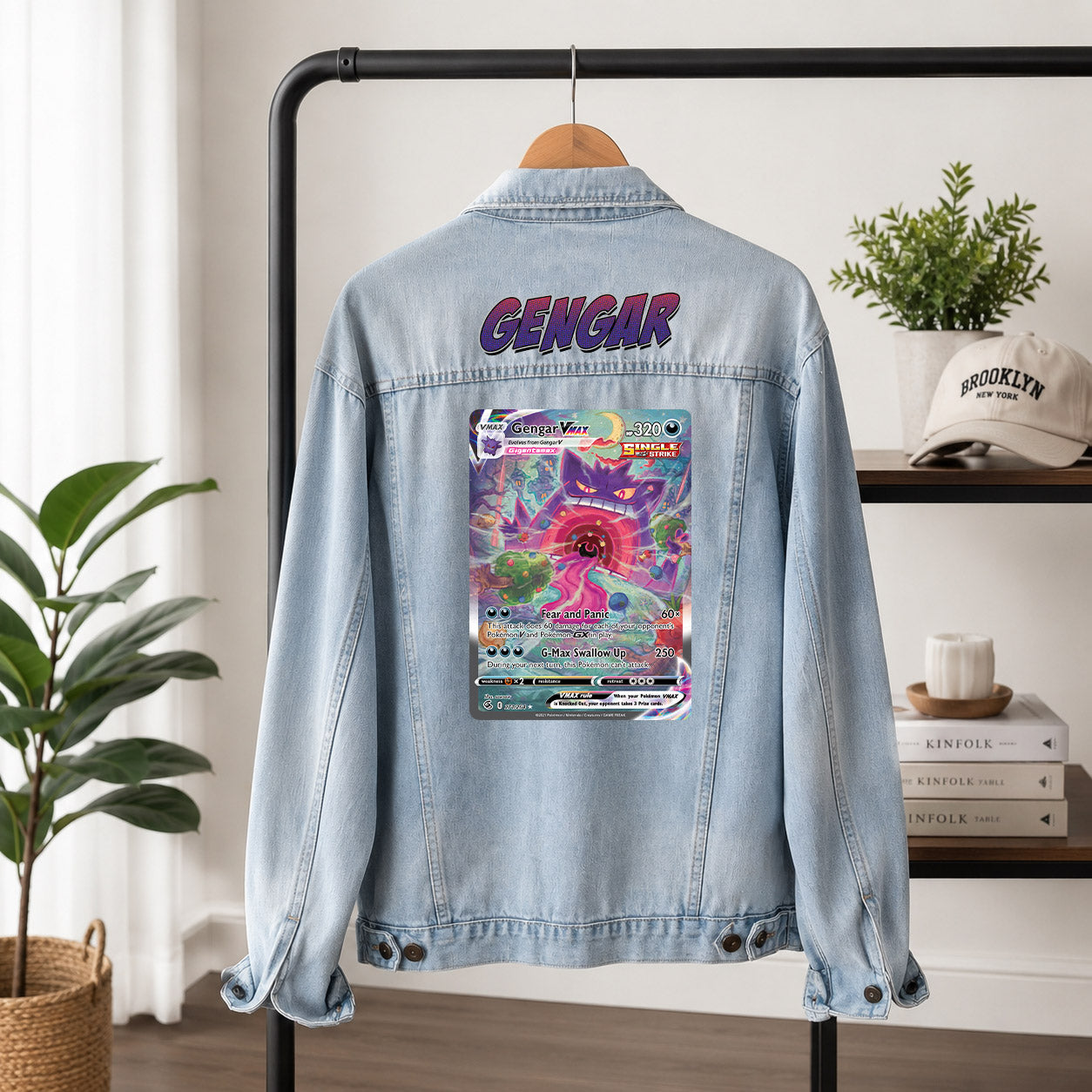 PKM Gengar Custom Lightweight Denim Jacket