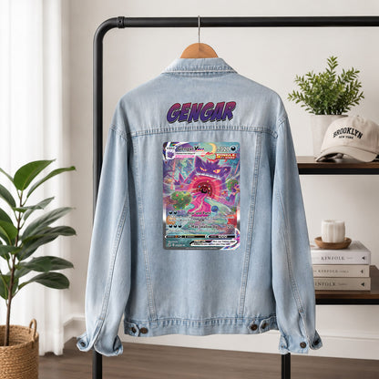PKM Gengar Custom Lightweight Denim Jacket