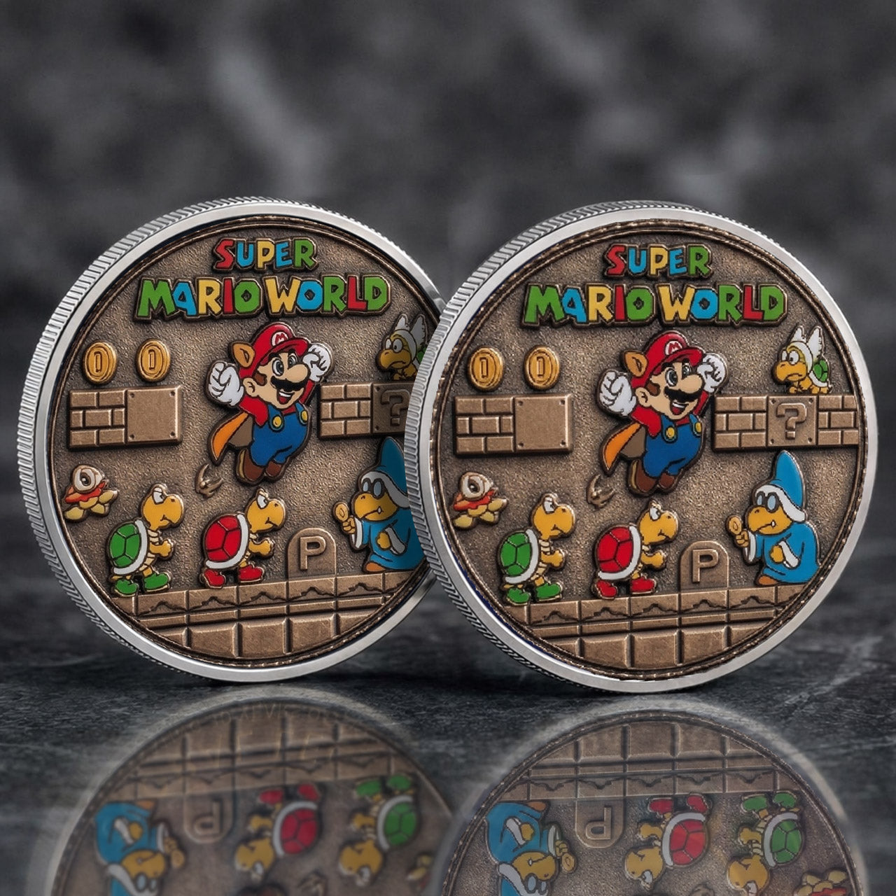 Super Mario World Printed Commemorative Coin