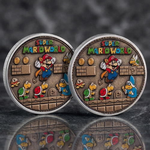 Super Mario World Printed Commemorative Coin