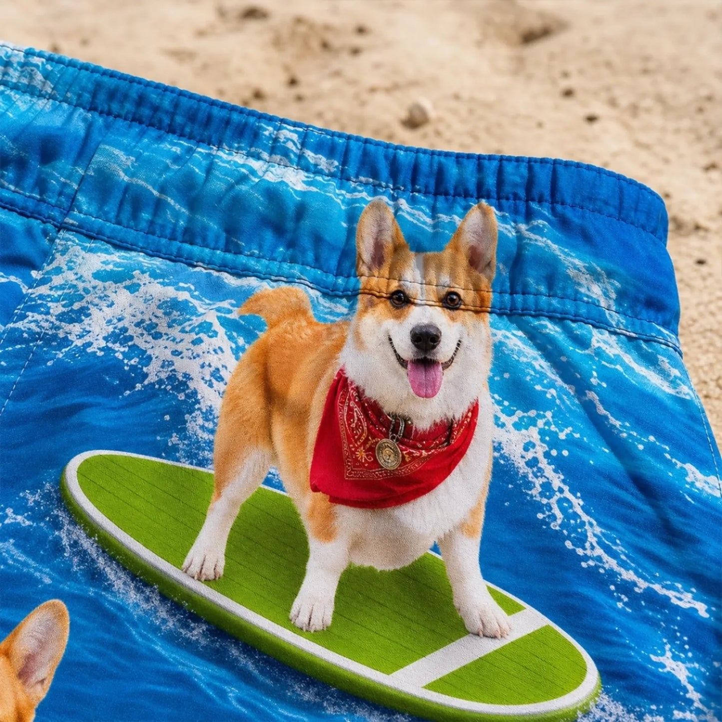Custom Photo Tropical Hawaiian Aloha Men Beach Shorts - Personalized Summer Vacation And Travel Gifts For Dog Cat Lovers, Dog Dad And Mom, Cat Owners