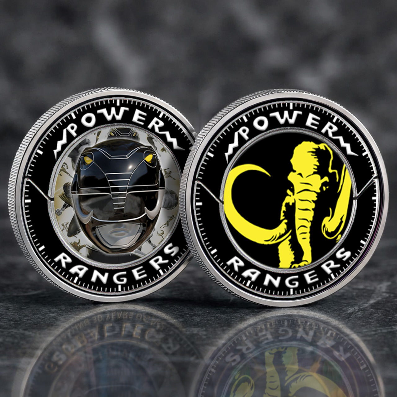 Mighty Morphin Power Rangers Mastodon Printed Commemorative Coin