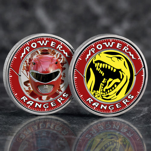 Mighty Morphin Power Rangers Tyrannosaurus Printed Commemorative Coin