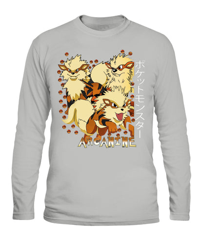 PKM Arcanine Printed Graphic Sweatshirt T-Shirt