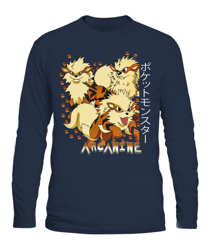 PKM Arcanine Printed Graphic Sweatshirt T-Shirt