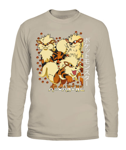 PKM Arcanine Printed Graphic Sweatshirt T-Shirt