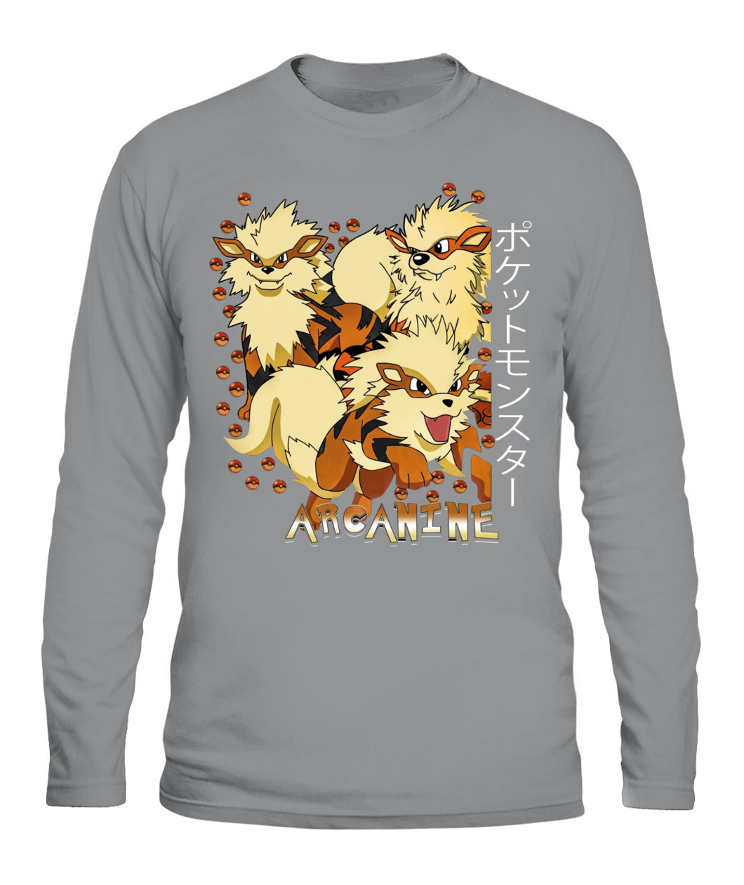 PKM Arcanine Printed Graphic Sweatshirt T-Shirt