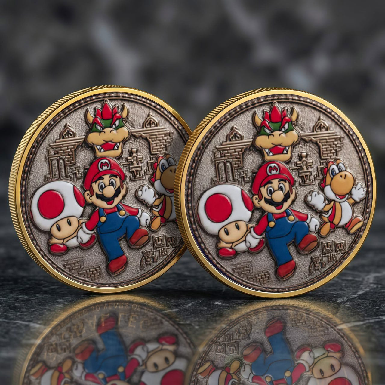 Mario Printed Commemorative Coin