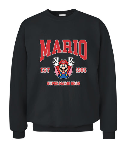 Classic Mario Action 2-Side Printed Graphic Shirt