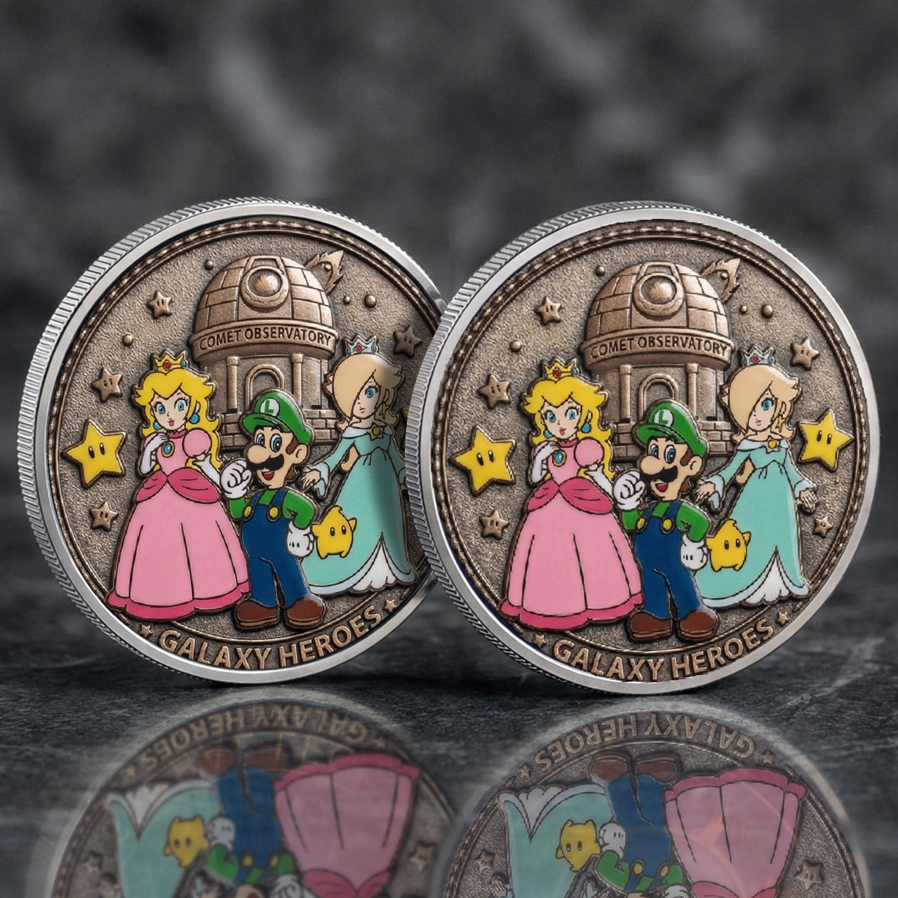 Mario Printed Commemorative Coin
