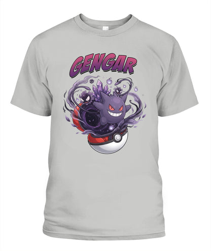 PKM Gengar Printed Graphic Sweatshirt T-Shirt