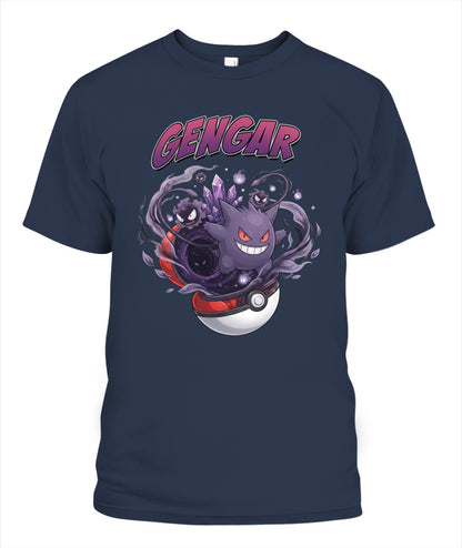 PKM Gengar Printed Graphic Sweatshirt T-Shirt