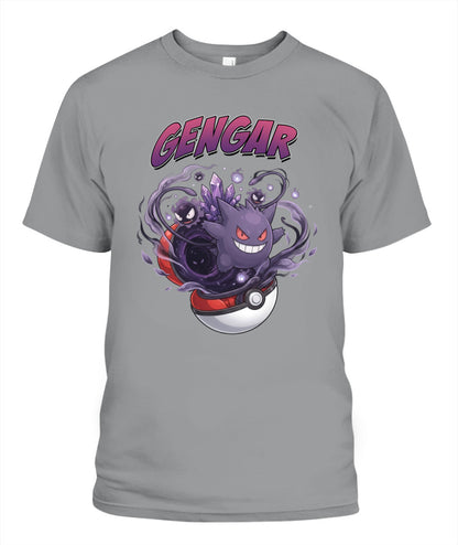 PKM Gengar Printed Graphic Sweatshirt T-Shirt