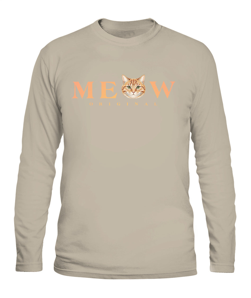 Personalized Meow Cat Photo Printed Graphic Sweatshirt T-Shirt