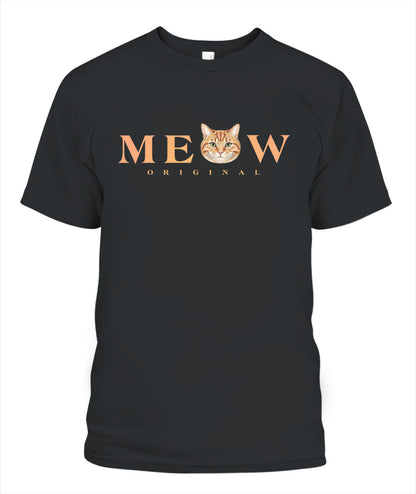 Personalized Meow Cat Photo Printed Graphic Sweatshirt T-Shirt
