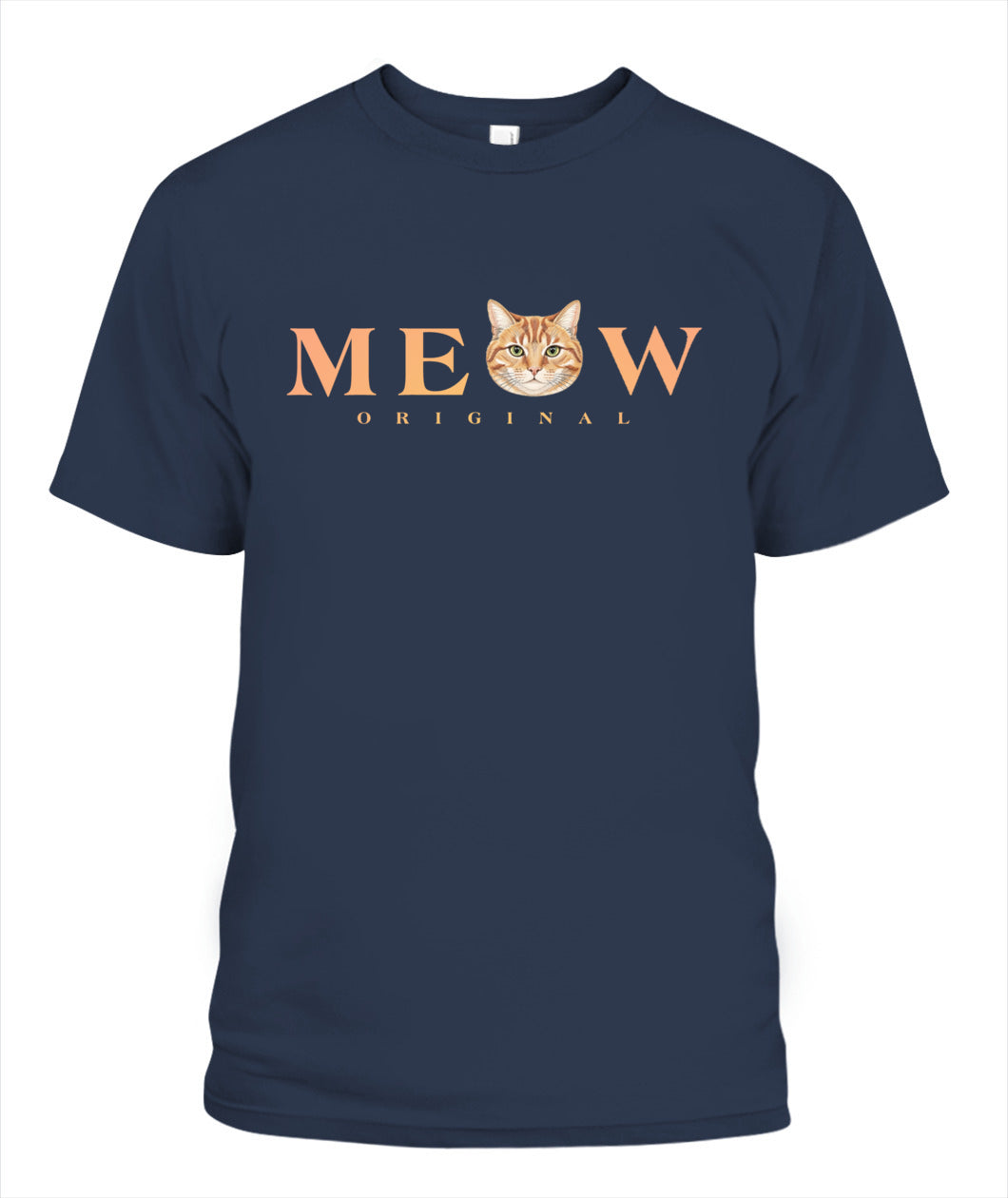 Personalized Meow Cat Photo Printed Graphic Sweatshirt T-Shirt