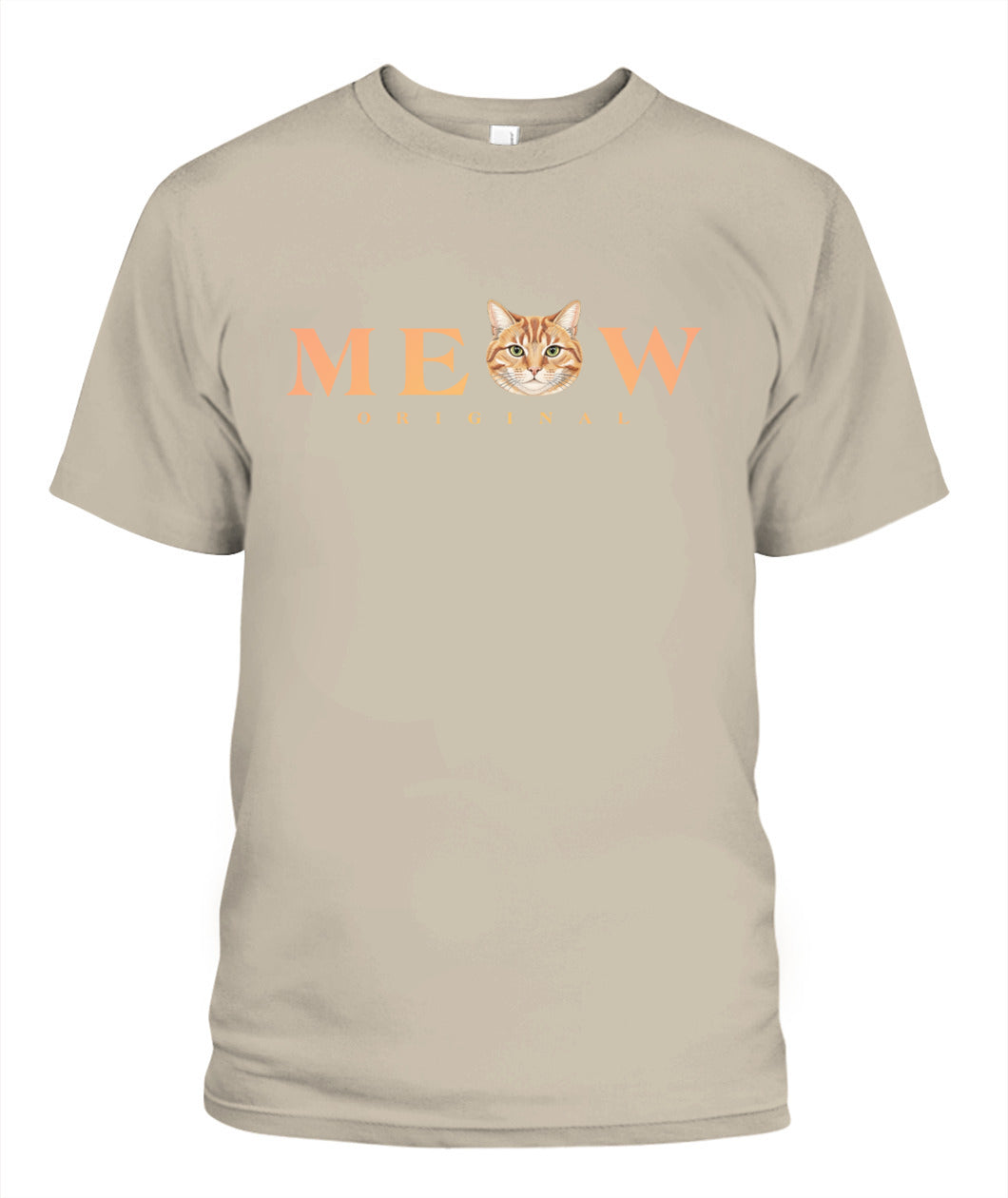 Personalized Meow Cat Photo Printed Graphic Sweatshirt T-Shirt