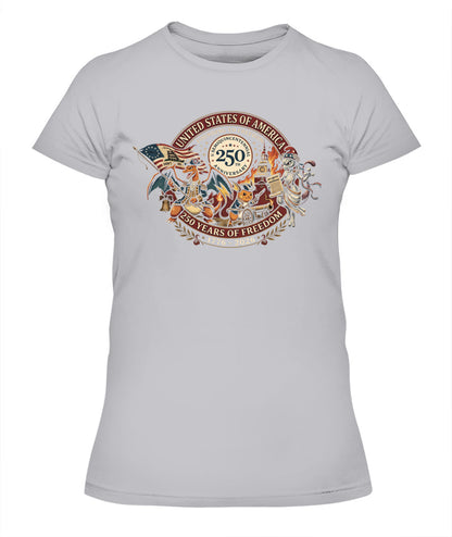 PKM Founding To Freedom 250 Years Of Freedom Graphic Apparel
