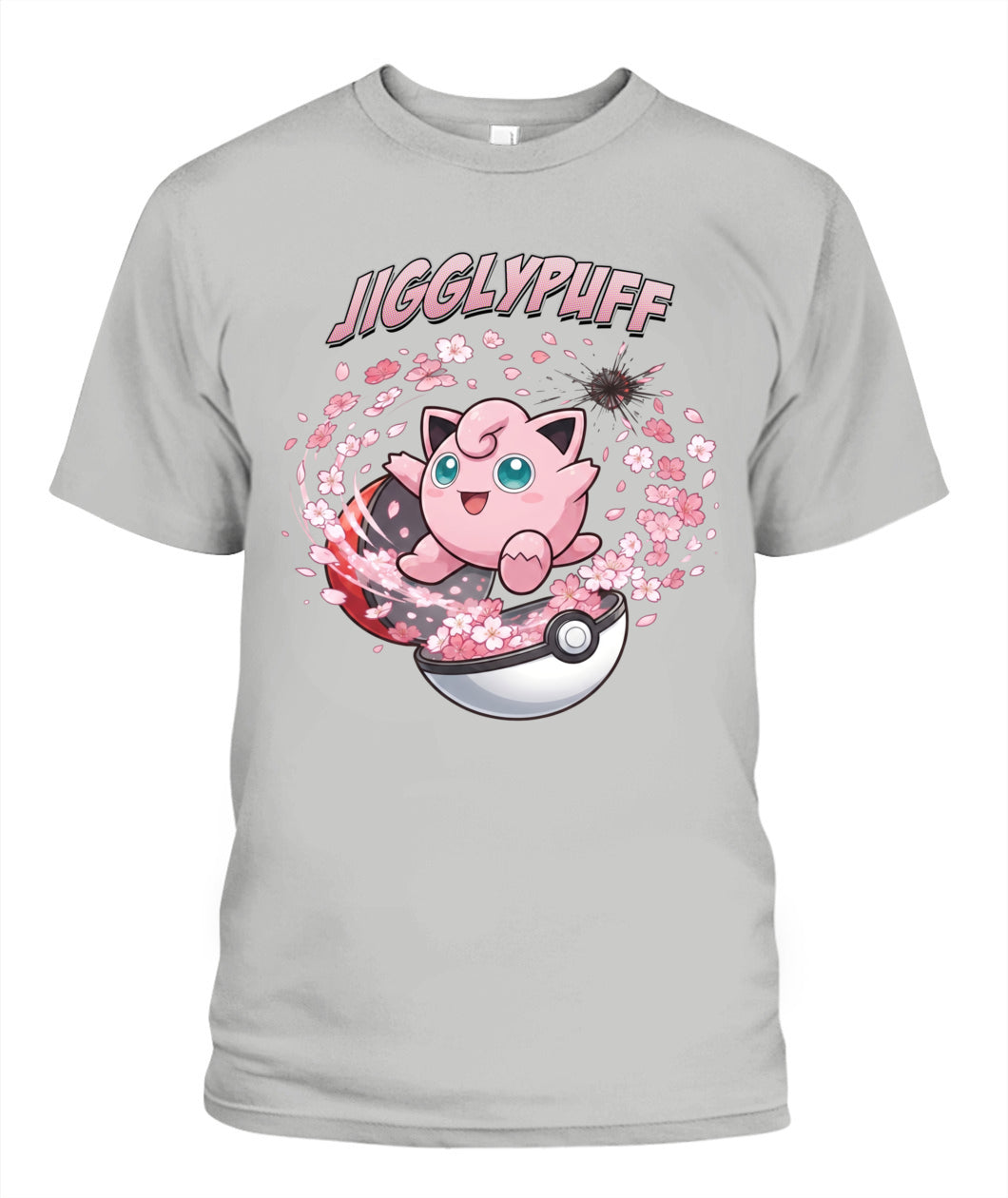 PKM Jigglypuff Printed Graphic Sweatshirt T-Shirt