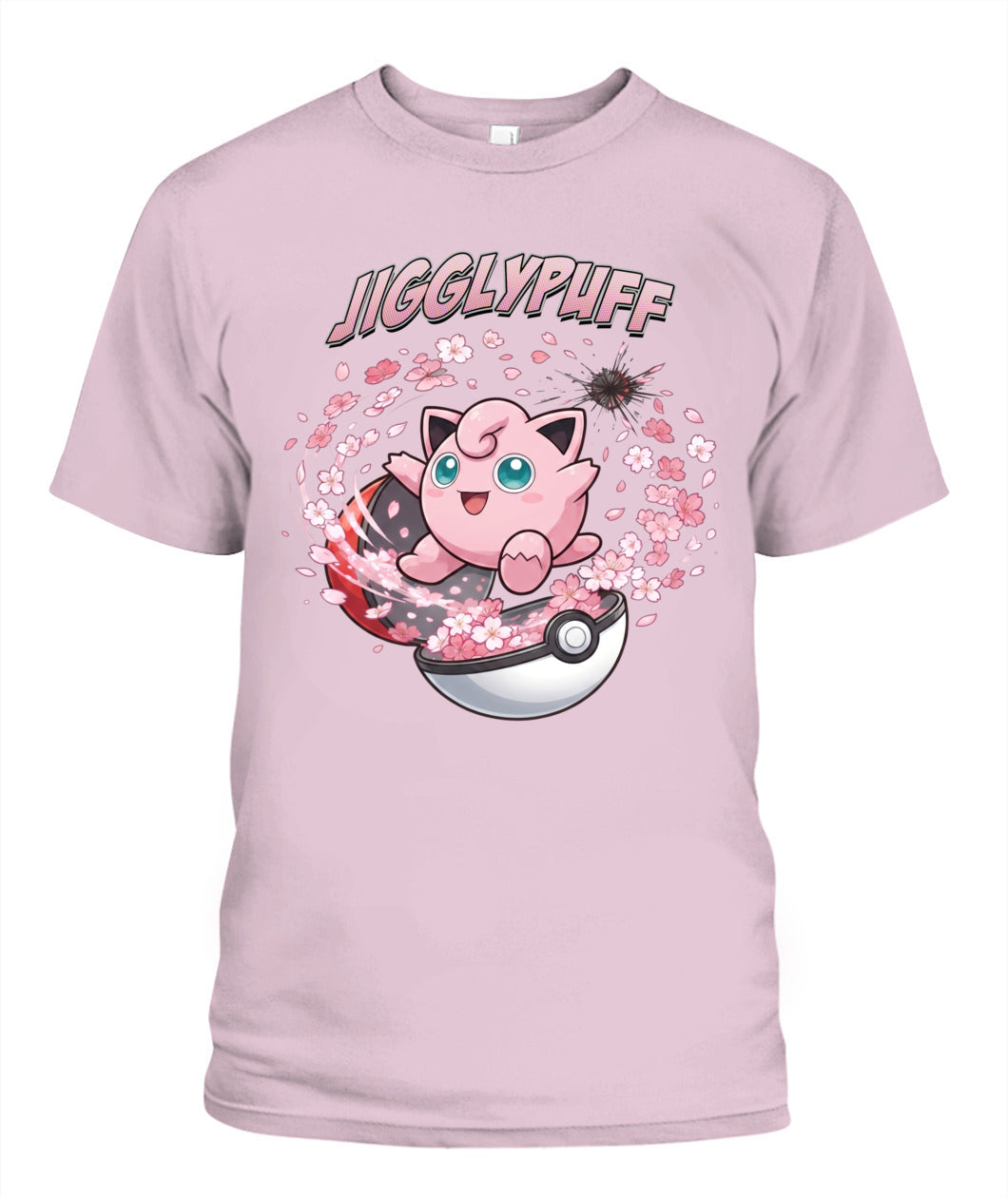 PKM Jigglypuff Printed Graphic Sweatshirt T-Shirt