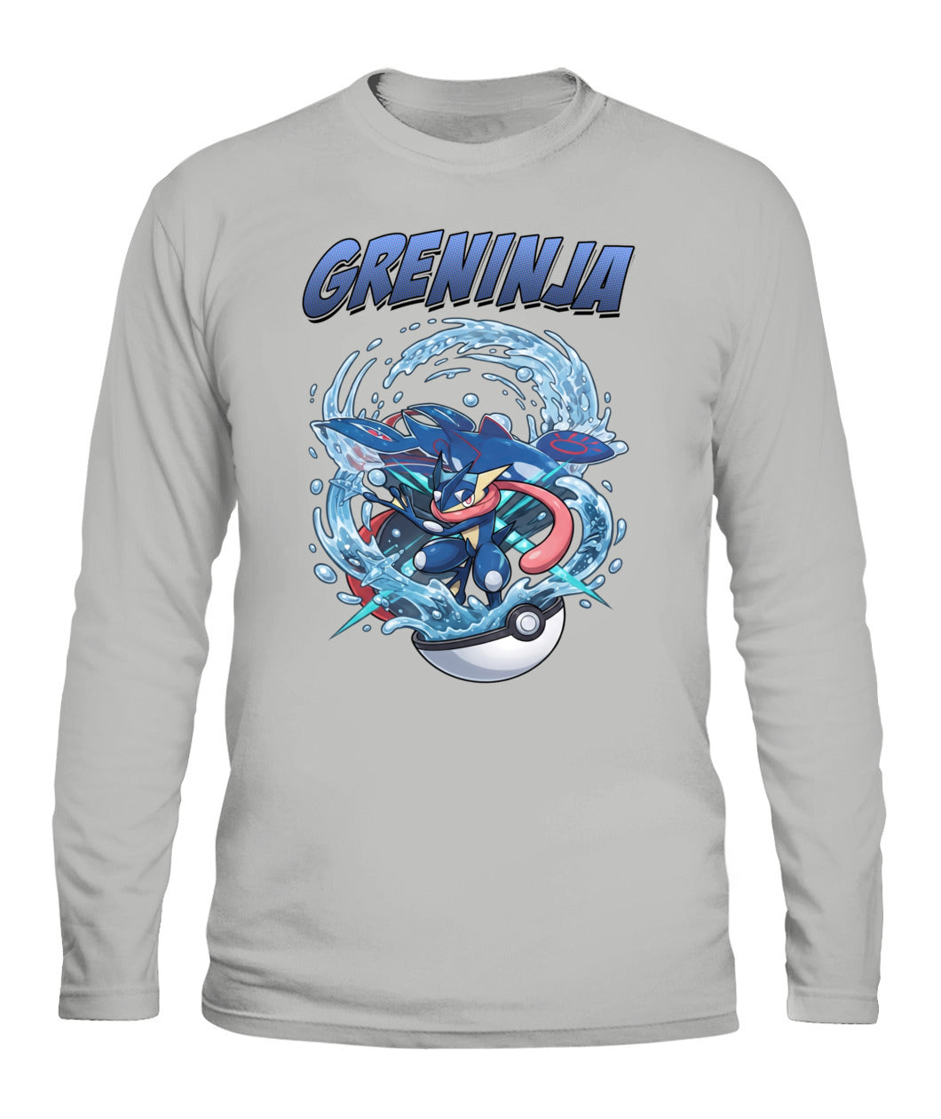 PKM Greninja Printed Graphic Sweatshirt T-Shirt