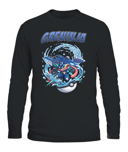 PKM Greninja Printed Graphic Sweatshirt T-Shirt