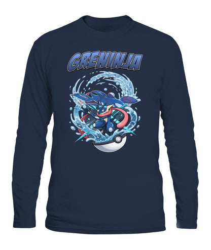 PKM Greninja Printed Graphic Sweatshirt T-Shirt